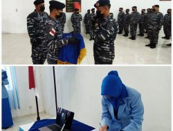 Dansatrol Lantamal IV Pimpin Sertijab Komandan KRI Lepu-861