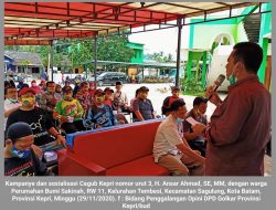 Warga Tembesi : Betapa Beruntungnya Kita Punya Pemimpin seperti Ansar Ahmad