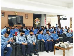 Secara Virtual, PNS Lantamal IV Ikuti Peringatan HUT Korpri ke-49