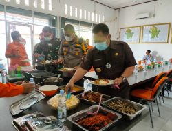 Tingkatkan Sinergitas, Kapolres Kampar Bersama Bupati Dan Dandim Ramah Tamah Di Kantor BPBD Kampar