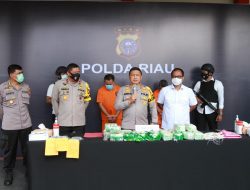 Tim Harimau Kampar Sikat Bandar Narkoba, 2 Pelaku dan 20 Kg Shabu Diamankan, 2 Pelaku Lain Meninggal