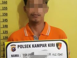 Polsek Kampar Kiri Ungkap Kasus Pembunuhan Dalam Keluarga