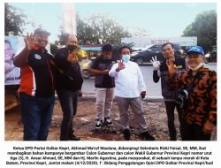 Demi Ansar-Marlin, Ketua dan Sekretaris Golkar Kepri Turun Langsung ke Masyarakat