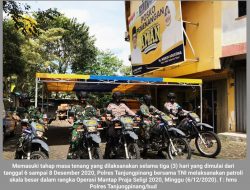 Masa Tenang Pilkada, Polres Tanjungpinang bersama TNI Laksanakan OMP Seligi 2020