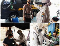 Tim Urkes Polres Tanjungpinang Periksa Kesehatan Personil di KPU dan Bawaslu