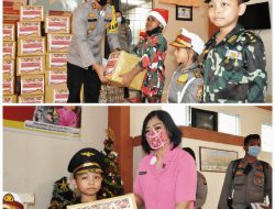 Suka Cita Natal : Polres Tanjungpinang Gelar Bhakti Sosial di Yayasan Panti Asuhan Anugerah