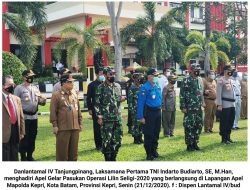 Danlantamal IV Hadiri Apel Gelar Operasi Lilin Seligi-2020