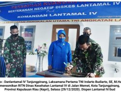 Laksamana Pertama TNI Indarto Budiarto Resmikan RITN Dinas Kesehatan Lantamal IV