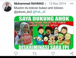 Pernah Terlibat Dukung Ahok, Komitmen Keislaman M. Rahmad Dipertanyakan