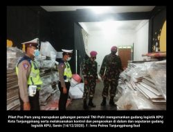 Pasca Pemungutan Suara, TNI-Polri Amankan Kantor KPU dan Bawaslu