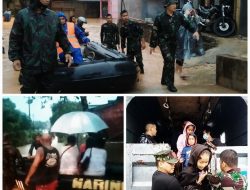 Satgas Banjir Lantamal IV  Kembali Evakuasi Masyarakat Korban Banjir Kota Tanjungpinang