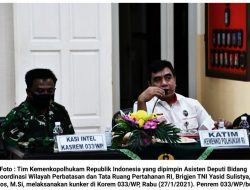 Kunker di Korem 033/WP, Tim Kemenkopolhukam Monitoring Kebijakan Pengamanan Wilayah Perbatasan Negara di PPKT