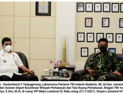 Danlantamal IV Terima Kunjungan Kerja Tim Kemenko Polhukam RI