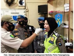 Antisipasi Penyalahgunaan Narkoba, Cara Drug Abuse Test dan Drug Wipe Polres Tanjungpinang Cek Personilnya