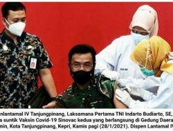 Danlantamal IV Disuntik Vaksin Covid-19 Kedua