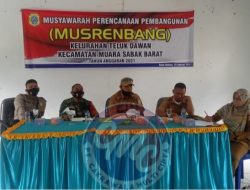 Musrenbang Kelurahan Teluk Dawan, Wahyu: Turap Adalah Skala Pioritas, Insyallah Mudah-mudahan Bisa Terealisasikan