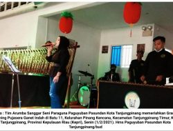 Meriahkan Grand Opening Pujasera Ganet Indah, Tim Arumba Tampil Memukau