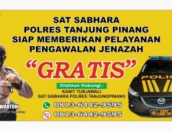 Anda Butuh “Pengawalan Jenazah” Hubungi Unit Turjawali Polres Tanjungpinang “Gratis”