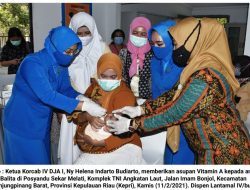 Kunjungan Sosial Korcab IV DJA I : Berikan Asupan Vitamin dan Takziah