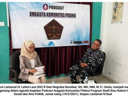 Letkol Deni Menjadi Narasumber di Kegiatan Podcast Anggota Komunitas Pidana Umrah