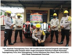 Laksanakan Perintah Kapolri, Polsek Tanjungpinang Timur Siapkan Perlengkapan Karhutla