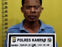 Resnarkoba Polres Kampar Tangkap Seorang Tersangka Pengedar Shabu
