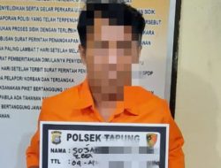 Terciduk… Seorang Pelaku Judi Togel Ditangkap Polsek Tapung di Perumahan Tunggal Yunus Estate