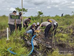 KAPOLRES MUARO JAMBI AKBP ARDIYANTO S.I.K. M.H TINJAU LANGSUNG SUMUR BOR DI KAWASAN TAHURA