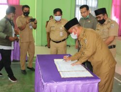 Bupati H.M.Harris Buka Musrenbang RKPD Tingkat Kecamatan Bandar Petalangan Tahun 2021
