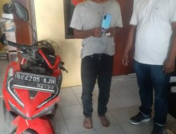 Jambret HP Cewek, Dihajar Massa, Pria Pengangguran Diserahkan Ke Polsek Tanjung Morawa