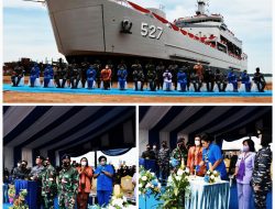 Danlantamal IV Hadiri Acara Shipnaming Kapal AT-8 dan AT-9 serta Launching Kapal AT-9