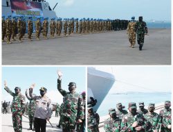 Danlantamal IV Hadiri Pemberangkatan Satgas MTF TNI Konga XXVIII-M Unifil Lebanon 2021