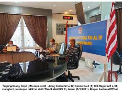 Aslog Danlantamal IV Ikuti Penutupan Taklimat Akhir Wasrik