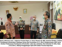 Percepat Pembangunan Kepri, Ansar Ahmad Temui Dirjen di Kementerian PUPR