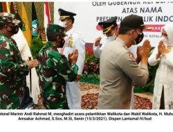 Wadanlantamal IV Hadiri Pelantikan Walikota dan Wakil Walikota Batam 2021-2024