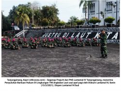 Diskum Sampaikan Penyuluhan Bankum pada Prajurit dan PNS Lantamal IV