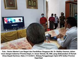 Singapura Sambut Baik Dibukanya Kawasan Wisata di Kepri