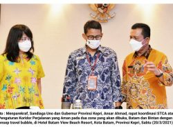 Pastikan STCA Sesuai Standar, Sandiaga Uno juga Puji Gerak Cepat Kepri