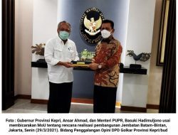 Menteri PUPR dan Pemprov Kepri Segera Teken MoU Realisasi JBB
