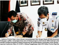 Menhub Bantu Kepri 200 Miliar Untuk Bangun Pelabuhan di Natuna