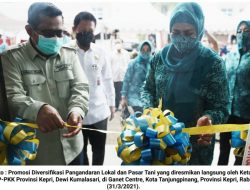 Dewi Kumalasari Resmikan Pasar Mitra Tani Ganet Centre