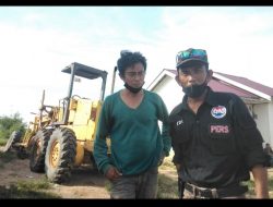 16 Hari Alat Berat UPTD ALKAL(PUPR) Provinsi Jambi, Jadi Barang Pajangan di Pinggir Sungai Desa Jebus Ada Apa???