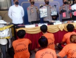 Polres Pelabuhan Tanjung Priok Berhasil Ungkap Kasus 9 Tersangka Dengan kasus Berebeda