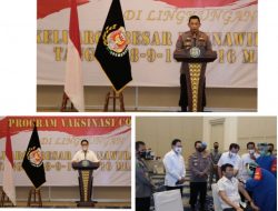 2.282 Purnawirawan Polri Mengikuti Vaksinasi Covid 19 di Gedung Tribrata
