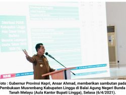 Di Musrenbang Lingga, Ansar Ahmad Berharap Lahir Rancangan Perda Investasi