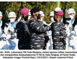 KSAL Resmikan dan Kukuhkan Danpuslatpurmar 9 TNI-AL Dabo Singkep