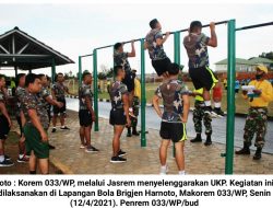 Melalui Garjas, Jasrem 033/WP Gelar UKP
