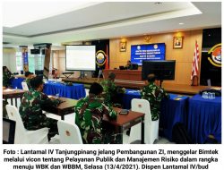 Lantamal IV Gelar Bimtek Tentang Pelayanan Publik dan Manajemen Risiko