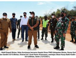 Roby Kurniawan Tutup Kegiatan Karya Bakti Kodim 0315/Bintan di Desa Toapaya