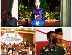 Danrem 033/WP Hadiri Rakor Kepala Daerah Hasil Pilkada Serentak Tahun 2020